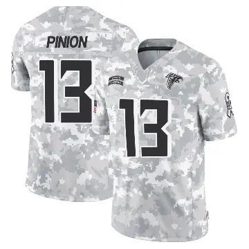 ＃13 Men's Bradley Pinion Arctic Camo Limited Atlanta Falcons 2024 Salute to Service Jersey