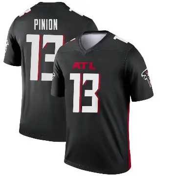 ＃13 Men's Bradley Pinion Black Legend Atlanta Falcons Jersey
