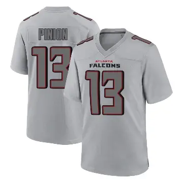 ＃13 Men's Bradley Pinion Gray Game Atlanta Falcons Atmosphere Fashion Jersey