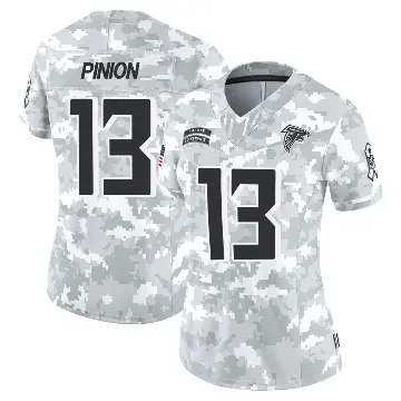 ＃13 Women's Bradley Pinion Arctic Camo Limited Atlanta Falcons 2024 Salute to Service Jersey