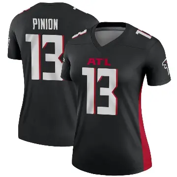 ＃13 Women's Bradley Pinion Black Legend Atlanta Falcons Jersey