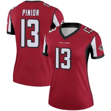 ＃13 Women's Bradley Pinion Red Legend Atlanta Falcons Jersey