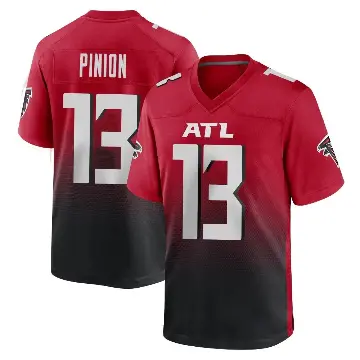 ＃13 Youth Bradley Pinion Red Game Atlanta Falcons 2nd Alternate Jersey