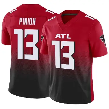 ＃13 Youth Bradley Pinion Red Limited Atlanta Falcons Vapor F.U.S.E. Jersey