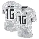 ＃16 Men's DJ Chark Arctic Camo Limited Atlanta Falcons 2024 Salute to Service Jersey