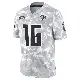 ＃16 Men's DJ Chark Arctic Camo Limited Atlanta Falcons 2024 Salute to Service Jersey
