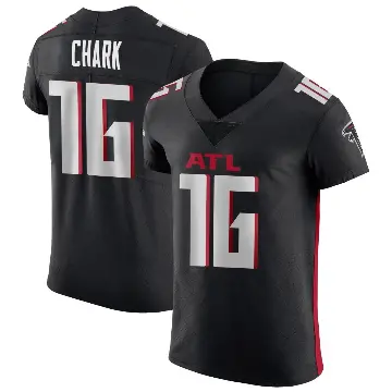 ＃16 Men's DJ Chark Black Elite Atlanta Falcons Alternate Jersey