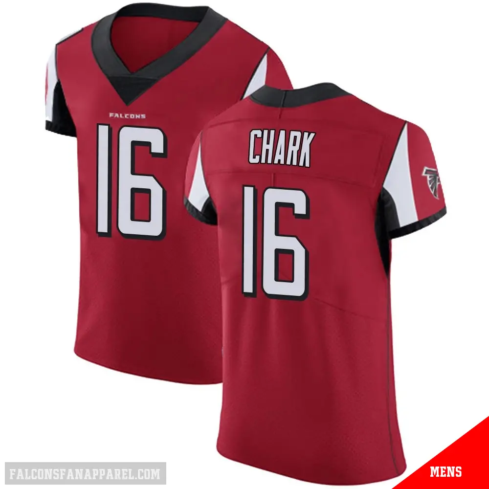 ＃16 Men's DJ Chark Red Elite Atlanta Falcons Team Color Jersey