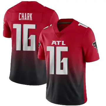 ＃16 Men's DJ Chark Red Limited Atlanta Falcons Vapor 2nd Alternate Jersey