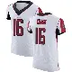 ＃16 Men's DJ Chark White Elite Atlanta Falcons Jersey