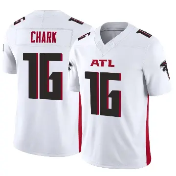 ＃16 Men's DJ Chark White Limited Atlanta Falcons Vapor F.U.S.E. Jersey