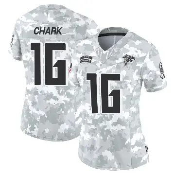 ＃16 Women's DJ Chark Arctic Camo Limited Atlanta Falcons 2024 Salute to Service Jersey