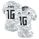 ＃16 Women's DJ Chark Arctic Camo Limited Atlanta Falcons 2024 Salute to Service Jersey