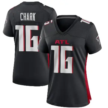 ＃16 Women's DJ Chark Black Game Atlanta Falcons Alternate Jersey