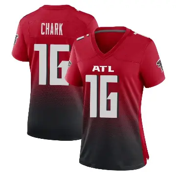 ＃16 Women's DJ Chark Red Game Atlanta Falcons 2nd Alternate Jersey