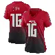 ＃16 Women's DJ Chark Red Game Atlanta Falcons 2nd Alternate Jersey