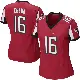 ＃16 Women's DJ Chark Red Game Atlanta Falcons Team Color Jersey