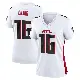 ＃16 Women's DJ Chark White Game Atlanta Falcons Jersey