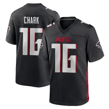 ＃16 Youth DJ Chark Black Game Atlanta Falcons Alternate Jersey