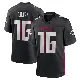 ＃16 Youth DJ Chark Black Game Atlanta Falcons Alternate Jersey