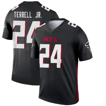 ＃24 Men's A.J. Terrell Jr. Black Legend Atlanta Falcons Jersey