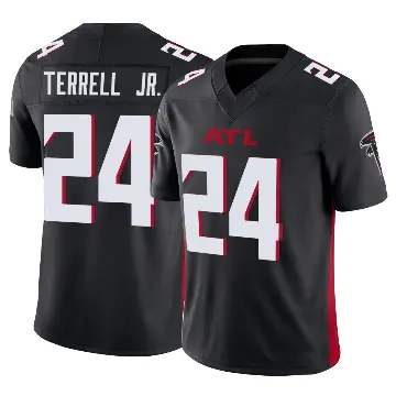 ＃24 Men's A.J. Terrell Jr. Black Limited Atlanta Falcons Vapor F.U.S.E. Jersey