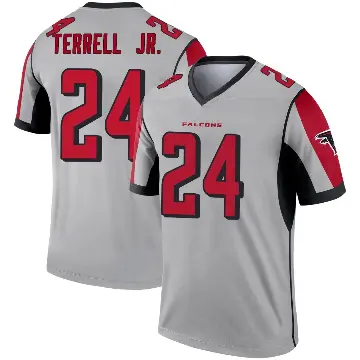 ＃24 Men's A.J. Terrell Jr. Legend Atlanta Falcons Inverted Silver Jersey
