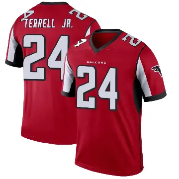 ＃24 Men's A.J. Terrell Jr. Red Legend Atlanta Falcons Jersey