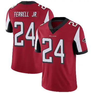 ＃24 Men's A.J. Terrell Jr. Red Limited Atlanta Falcons Team Color Vapor Untouchable Jersey
