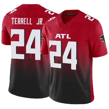 ＃24 Men's A.J. Terrell Jr. Red Limited Atlanta Falcons Vapor F.U.S.E. Jersey