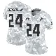 ＃24 Women's A.J. Terrell Jr. Arctic Camo Limited Atlanta Falcons 2024 Salute to Service Jersey