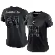 ＃24 Women's A.J. Terrell Jr. Black Limited Atlanta Falcons Reflective Jersey