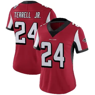 ＃24 Women's A.J. Terrell Jr. Red Limited Atlanta Falcons Team Color Vapor Untouchable Jersey