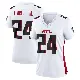 ＃24 Women's A.J. Terrell Jr. White Game Atlanta Falcons Jersey