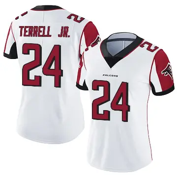 ＃24 Women's A.J. Terrell Jr. White Limited Atlanta Falcons Vapor Untouchable Jersey