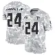 ＃24 Youth A.J. Terrell Jr. Arctic Camo Limited Atlanta Falcons 2024 Salute to Service Jersey