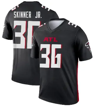 ＃36 Men's Quincy Skinner Jr. Black Legend Atlanta Falcons Jersey
