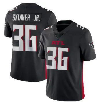 ＃36 Men's Quincy Skinner Jr. Black Limited Atlanta Falcons Vapor Untouchable Jersey