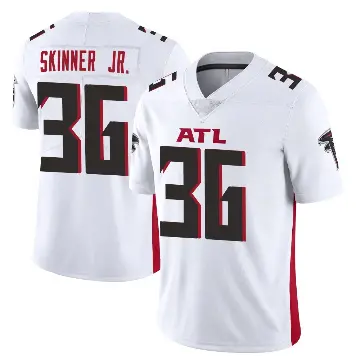 ＃36 Men's Quincy Skinner Jr. White Limited Atlanta Falcons Vapor Untouchable Jersey