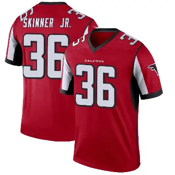 ＃36 Youth Quincy Skinner Jr. Red Legend Atlanta Falcons Jersey