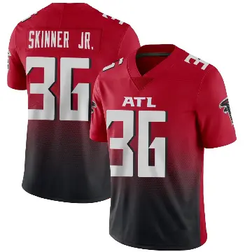 ＃36 Youth Quincy Skinner Jr. Red Limited Atlanta Falcons Vapor 2nd Alternate Jersey