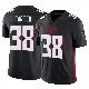 ＃38 Men's Nathan Carter Black Limited Atlanta Falcons Vapor F.U.S.E. Jersey