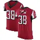 ＃38 Men's Nathan Carter Red Elite Atlanta Falcons Team Color Jersey