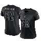 ＃38 Women's Nathan Carter Black Limited Atlanta Falcons Reflective Jersey