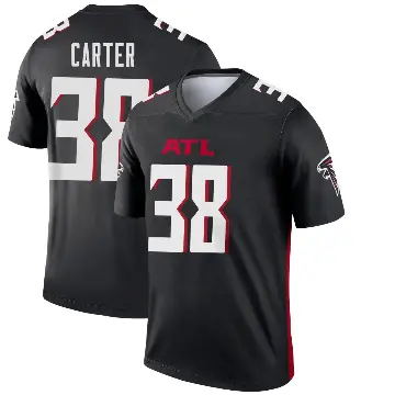 ＃38 Youth Nathan Carter Black Legend Atlanta Falcons Jersey