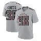 ＃38 Youth Nathan Carter Gray Game Atlanta Falcons Atmosphere Fashion Jersey