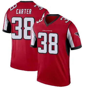 ＃38 Youth Nathan Carter Red Legend Atlanta Falcons Jersey