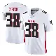 ＃38 Youth Nathan Carter White Limited Atlanta Falcons Vapor Untouchable Jersey