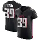 ＃39 Men's Keith Taylor Black Elite Atlanta Falcons Alternate Jersey