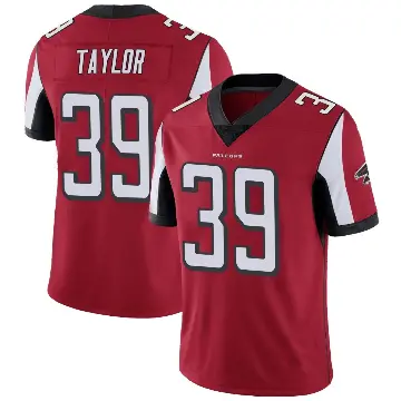 ＃39 Men's Keith Taylor Red Limited Atlanta Falcons Team Color Vapor Untouchable Jersey